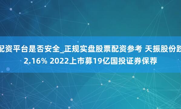 配资平台是否安全_正规实盘股票配资参考 天振股份跌2.16% 2022上市募19亿国投证券保荐