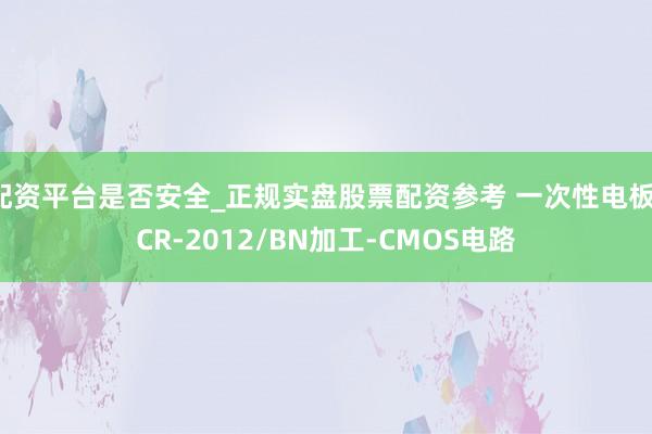 配资平台是否安全_正规实盘股票配资参考 一次性电板-CR-2012/BN加工-CMOS电路